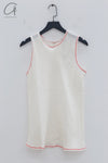 BASERANGE Linen vest BAS-TODY-SL-SU24-UNDYED